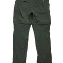 *REI Relaxed Fit Convertible Outdoor Womens Pant Size 14 Dark Green Hiking Trail Photo 1