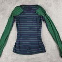 Lululemon Women's Full Tilt Long Sleeve Top Blue Green Size 2 (?) Photo 4