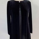 Rhapsody Vintage 90’s Black Velvet & Satin Long Sleeve Cocktail Dress Photo 0