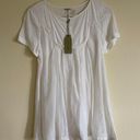Max Studio Maxistudio white top short sleeve shirt NWT size S Photo 0