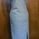 Vintage 90s Formal Maxi Dress Blue Photo 0