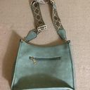 Krass&co Jen & . Crossbody Vegan Leather Bag NWOT  With Canvas Strap  (Flaws) Photo 4