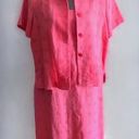 Coldwater Creek ! 0419 -  Vintage | Coral | Maxi | Linen |Dress | Jacket Blazer | 2 Piece Set - Size 8 Photo 0