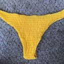 Zaful Yellow Thong Bikini Bottoms Photo 1