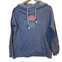 Life is Good  Women's Simply True Sunwaves French Terry Pullover Hoodie, Medium Photo 1