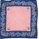 Givenchy Vintage  Paris Pink & Blue Floral Scarf Wraps Photo 0