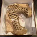 Christian Louboutin  wedges tramontagne 140 calf/ liege embosse Photo 0