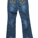 GRACE IN LA  Bootcut Jeans Embellished with Stitching and Rhinestones Size 13/30 Photo 2