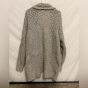 Joie  Chunky Knit Cardigan Gray‎ Size Large Photo 4