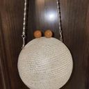 WOVEN WICKER‎ STRAW SUMMER CRUISE Ball PURSE BAG BASKET Photo 2