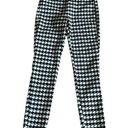 Bar III Bar lll Womens Black White Houndstooth Skinny Pants Ponte S Photo 0