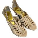 Ralph Lauren Lauren  Damalisa tan strappy wedge sandal women 8 Photo 0