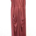 BCBGeneration NWT  Ruby Wine Midi Faux Wrap Dress Size XS Photo 2