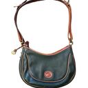 Dooney & Bourke Vintage  All Weather Leather Crescent Hobo Shoulder Bag Black Photo 4