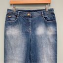 St. John  Straight Leg Embellished Jeans 8 Photo 1