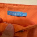 J. McLaughlin  NWT Orange Petal Shorts Size 6 Scalloped Classic Preppy Colorful Photo 1