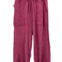 Free People  Movement Pants Womens Apx Sz M/L Wide Leg Cropped Washed Pink Photo 0