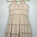 Love Tree Womens Babydoll Fit and Flare Mini Ruffled Dress Sz M ajustble Straps Photo 3