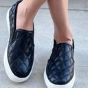 Soda Black Quilted Platform Sole Slip On Sneaker Photo 1