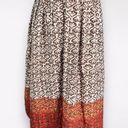 Sophie Max Knee Length Skirt Pleated Colorful Boho Size XS Photo 3