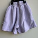 frankie's bikinis  Burl Sweat Shorts Lilac Purple Pastel Active Wear XS Photo 3