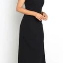 Petal and Pup  Xiomar Black One Shoulder Midi Dress 8 Photo 3