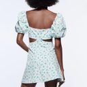 ZARA Floral Cut Out Dress Photo 7