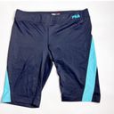 FILA  Women's  Athletic Sporty Workout  Athleisure Two Color Bike Shorts Sz L Photo 7