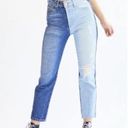 Revice Denim Revice Dream Fit Yin Yang high rise cropped two tone jeans 31 Photo 0