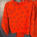 American Eagle x Disney PJs Set Sweats Sz Small Red Donald Duck Photo 1