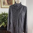 Krass&co G.H. Bass &  Womens Small Knit Zip Up Cardigan Sweater Gray XL/EG Long Sleeve Photo 1