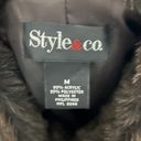 Style & Co . Faux Fur Vest Photo 3