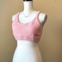 COLSIE | Pink Terrycloth Bralette Sz L Size L Photo 3