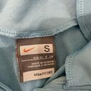 Nike  Dr-Fit Women’s Running  1/4 Zip Pullover Light Blue Size Small Long Sleeve Photo 1