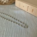 American Vintage Vintage “Marta” Seed Pearl Silver Chain Necklace Elegant Classic Minimal Photo 7