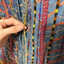 Coldwater Creek Vintage  Denim Jacket with Colorful Appliqué Design - Size XL Photo 6