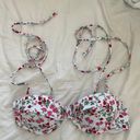 Beginning Boutique Pink Floral Bikini Top Photo 0