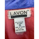 American Vintage Lavon Petites Vintage 80s Nylon Long Sleeve Full Zip Windbreaker Oversized Small Photo 2