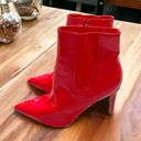 INC  Katalina Pointed-Toe Booties, Red Size 8M New w/Tag Photo 8