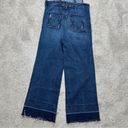 McGuire Denim  Huffine Culotte Overalls Wide Leg Cropped Blue Size 26 Photo 8