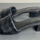 Marc Fisher  Casara Slip On Mule Woven  Sandal Black Size 9 Photo 7