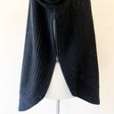 Vince  Black Ribbed Knit Turtleneck Side Zip Small Photo 10