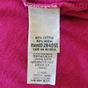 L.L.Bean  Pintuck Shawl Collar Front Tie Cardigan Long Sleeve Hot Pink Small Photo 6