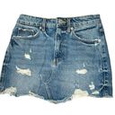 ZARA  Join Life jean skirt distressed mini XS Photo 0