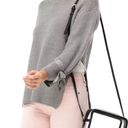 Tuckernuck  Bloggers Favorite all:row Bow Sleeve Side Slit Sweater Small Gray Photo 3