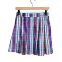 LPA Fia Skirt in Purple Plaid Photo 2