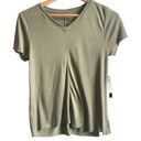 Treasure & Bond Women’s NWT  V-neck Lightweight T-Shirt Top Size XL Olive Color Photo 0