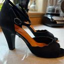 Arizona Jeans Arizona Jean company Faux suede Black heels size 7 LIKE NEW. Worn once Photo 3