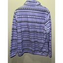 Jachs  Sweater Womens Extra Large Purple Fleece Pull Over Mock Neck Cabin Outdoor Photo 1