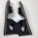 Sorel Ella Elastic Ankle strap slide open toe sandals Black Photo 8